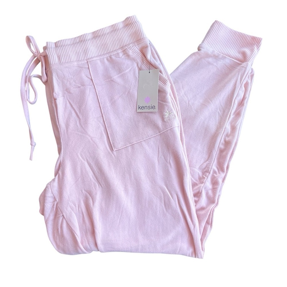 Kensie Women's Cozy Knit Joggers, Size 1X